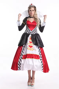 Disfraz <span class=keywords><strong>de</strong></span> <span class=keywords><strong>Reina</strong></span> Roja <span class=keywords><strong>de</strong></span> Alicia en el País <span class=keywords><strong>de</strong></span> las Maravillas <span class=keywords><strong>para</strong></span> <span class=keywords><strong>Mujer</strong></span>, Disfraz <span class=keywords><strong>de</strong></span> <span class=keywords><strong>Reina</strong></span> <span class=keywords><strong>de</strong></span> <span class=keywords><strong>Corazones</strong></span> Malvada y Traviesa <span class=keywords><strong>para</strong></span> Fiesta <span class=keywords><strong>de</strong></span> Halloween, Uniforme <span class=keywords><strong>de</strong></span> Cosplay con Falda - Product Image 5