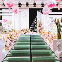 Pista de Baile LED Interactiva Sensorial, Decoraciones Magnéticas Personalizadas para Bodas, Pista LED Direccionable con Efecto de Onda, Diseño de Lujo