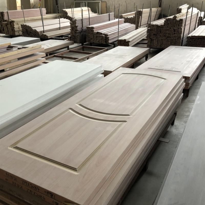 Modern Solid Wood Interior Door with Flush Design for Bedroom or ...