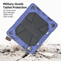 Casing Tablet Pelindung Silikon Heavy Duty dengan Tali Bahu untuk iPad Pro 13 M5 2025