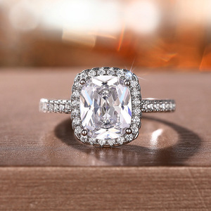 Anillo de Boda Geométrico de Lujo para Mujer, Joyería Elegante para el Dedo - Product Image 3