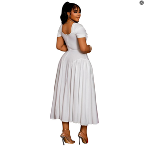 <span class=keywords><strong>Abito</strong></span> aderente a pieghe elegante con scollo lungo a collo lungo e <span class=keywords><strong>lunga</strong></span> e Maxi <span class=keywords><strong>abito</strong></span> da donna - Product Image 6