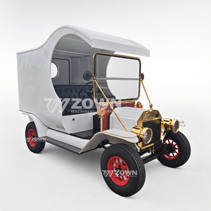 Electric Vintage Classic Sightseeing Car 8 Seats <b>72V</b> Lithium <b>Battery</b> Retro Old Timer for Hotel Resort Scenic Spot Wedding Tours - Product Image 3