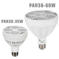 Lampu LED PAR38 Modern 45W 60W E26 E27 2700K hingga 12000K Lampu Sorot LED untuk Toko Pakaian Basis COB