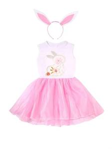 Hot Selling Spring Summer Child Party Carnival Costumes Kids Happy Easter Performance Clothes Girls Bunny Dresses - Product Image 6