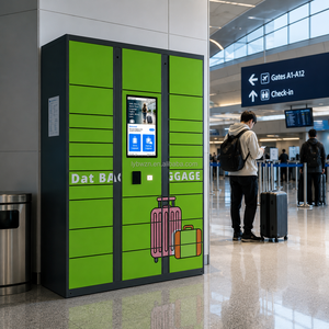 Casier intelligent à bagages sans argent liquide, alimenté par l'énergie solaire, avec paiement électronique, pour hôtels, centres de villégiature et centres touristiques - Product Image 2