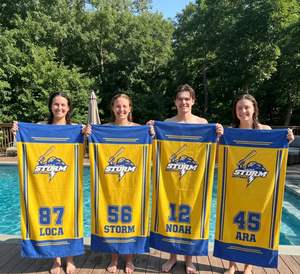 Toallas Personalizadas de Secado Rápido, Toalla Deportiva con el Espíritu Escolar para Equipos de Natación, Regalos para Equipos Deportivos - Product Image 1