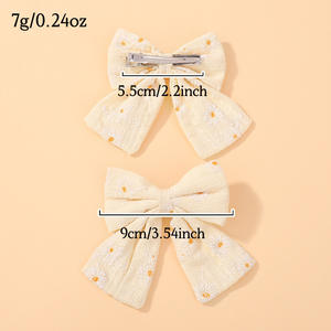 Набор из десяти предметов, заколка для волос с милым принтом, для девочек, аксессуар для волос в школьном стиле, Осень-зима - Product Image 5