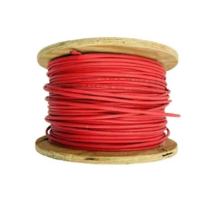 UL Listed Shielded Red Solid Copper 2-Core FPLR Security Fire Alarm Cable