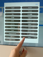 Distributeur automatique de médailles commémoratives, machine à monnaie souvenir, plusieurs langues, avec accepteur de billets et lecteur de code QR