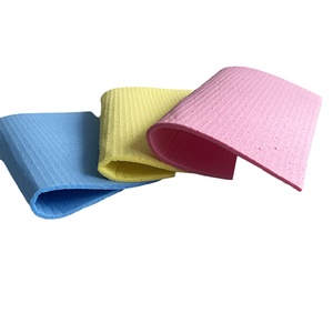 Paño de Esponja de Celulosa Ecológico Rosa/Azul/Amarillo en Existencia para la Limpieza del Hogar y la Cocina - Product Image 4