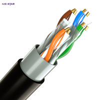 Câble Réseau Ethernet Cat 6 Extérieur 24 AWG UTP Bobine 305 m Bleu Solide (CCA) Guangzhou