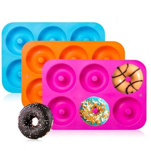 Molde de Silicona para Donuts, Antiadherente, Reutilizable, Ecológico, Apto para Horno, Microondas y Congelador, Lavable en Lavavajillas, para Hacer Pasteles - Product Image 1