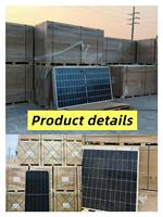 Module Solaire Photovoltaïque Monocristallin Bifacial Double Verre Demi-Cellule 550W 182 Multi-Busbar Garantie Linéaire de Puissance 25 Ans Haute Performance