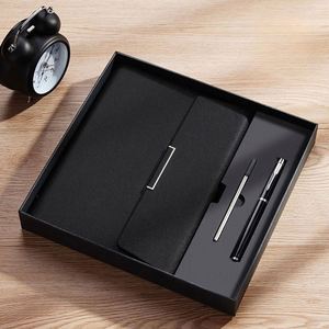 Set de Regalo de Cuaderno Personalizable A5 con Tapa Dura para Hombre, Papel de Cuero de Alta Calidad con Bolígrafo para la Escuela, Promoción Corporativa - Product Image 2