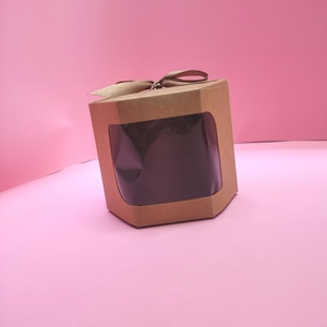 Custom Bridesmaid Gift <strong>Box</strong> Set Brown Kraft Paper <strong>Mug</strong> <strong>Box</strong> With Clear Window Scented Empty Candle Jar Luxury Perfume <strong>Box</strong> - Product Image 3