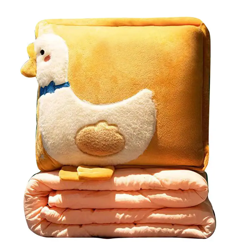 travel pillow and blanket set seat cushions plush home decor pillow lumbar car nap cartoon sofa pillows