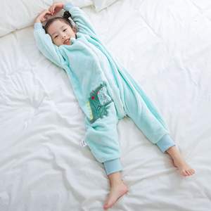<span class=keywords><strong>Saco</strong></span> de dormir para bebé con piernas, mameluco de franela para niño pequeño, <span class=keywords><strong>saco</strong></span> de dormir, manta usable infantil para otoño e <span class=keywords><strong>invierno</strong></span>, <span class=keywords><strong>pijama</strong></span> - Product Image 3