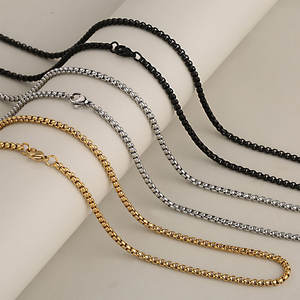 สร้อยคอเหล็กกล้าไร้สนิมกันน้ำ ป้องกันอาการแพ้ ดีไซน์ยาว ประดับเพชร พร้อมกล้องซ่อน สำหรับผู้หญิงและผู้ชาย - Product Image 5