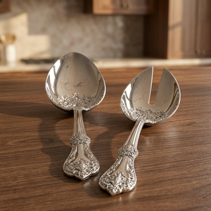 Ensemble de cuillères et fourchettes à salade en bois naturel pour saladier, cuisine, table à manger, restaurant et usage domestique - Product Image 3