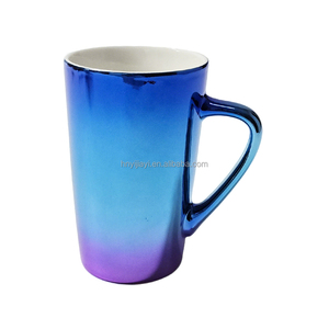 แก้วกาแฟเซรามิกขนาดใหญ่ <span class=keywords><strong>11</strong></span> ออนซ์ พิมพ์โลโก้ตามสั่ง สีรุ้ง - Product Image 3