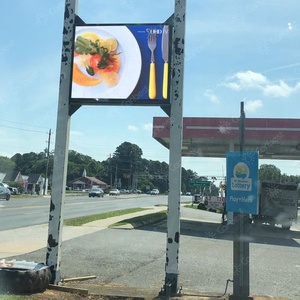 Pannelli pubblicitari esterni a doppia faccia IP65 Street <span class=keywords><strong>Sign</strong></span> <span class=keywords><strong>Rgb</strong></span> P4 P5 pannelli <span class=keywords><strong>Led</strong></span> schermo esterno Display digitale cartelloni pubblicitari - Product Image 4