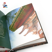 Livre relié rigide bien conçu, impression couleur pleine page, bords pulvérisés à la feuille métallisée, édition spéciale, impression sur carton de collection