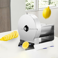 Automatische Roestvrijstalen Fruitsnijmachine Handheld Verstelbare Elektrische Ui Appel Aardbei Citroen Groente Chips Snijder