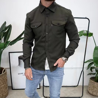 Veste décontractée pour homme, couleur unie, col montant, nouvelle collection automne-hiver, manches longues, idéale pour les activités de plein air au printemps