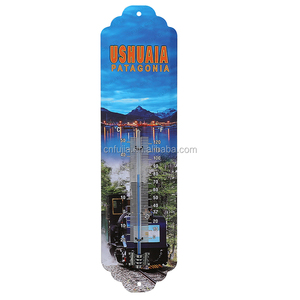 Thermomètre en <span class=keywords><strong>métal</strong></span> personnalisé pour l'extérieur, thermomètres en étain, <span class=keywords><strong>décoration</strong></span> <span class=keywords><strong>murale</strong></span> souvenir - Product Image 2