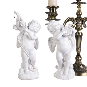 JY europeo retrò angelo scultura carina decorazione statua in resina soggiorno camera da letto ornamento piccolo angelo cupido - Product Image 5