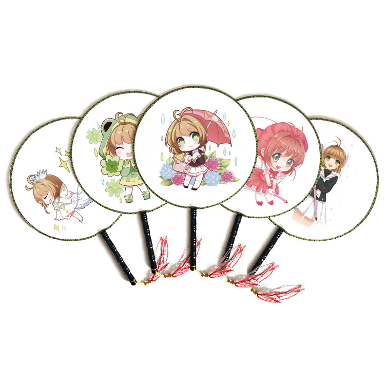9 видов стилей вентиляторы Card Captor Sakura мультфильм милый в форме полумесяца вентилятор аниме группа вентилятор