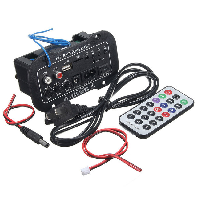 GAP-3028BT New 30W Amplifier Board Audio Blueteeth Amplificador USB Dac FM Radio TF Player Subwoofer DIY Amplifiers