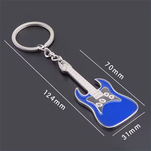 Logo personnalisé Guitare électrique <span class=keywords><strong>Instrument</strong></span> de <span class=keywords><strong>musique</strong></span> Violon Charme <span class=keywords><strong>Cadeau</strong></span> <span class=keywords><strong>Porte</strong></span>-clés en métal - Product Image 5