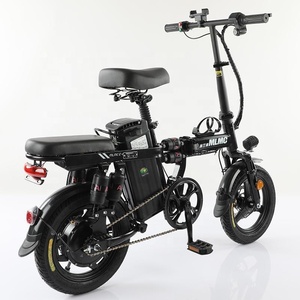 <strong>Folding</strong> Ebike on Promotion 14 Inch Full Suspension Electric City <strong>Bike</strong> Lithium Battery Rear Hub Motor Aluminum Frame <strong>for</strong> <strong>Sale</strong> - Product Image 5
