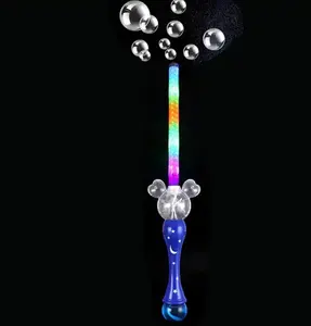 Điện LED nhấp nháy ánh sáng bong bóng ma thuật thanh đồ chơi Light Up bong bóng Cây Đũa phép âm nhạc bong bóng thanh