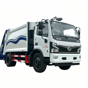 รถบรรทุกอัดขยะแบบ 4x2  รถบรรทุกอัดขยะแบบยกท้าย  ปรับแต่งสีได้ ใช้สำหรับขนส่งขยะในเมือง - Product Image 1