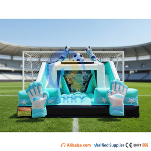 Vente en gros de châteaux gonflables de haute qualité pour usage commercial, château gonflable de football, trampoline et château gonflable à double toboggan pour tout-petits - Product Image 1