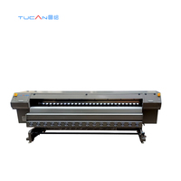 Plotter solvente completamente automático, vinilo, pancarta exterior, máquina de impresión de poliéster Konica 512 cabezal de impresión