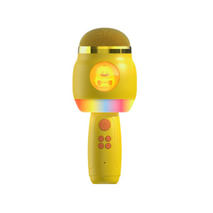 Wireless <b>Microphone</b> Speaker Combo Kids Karaoke Mic With Light Up Home Toy For Children - Product Image 5