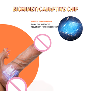 Molde <span class=keywords><strong>de</strong></span> silicona líquida gigante para dildo femenino, juguete sexual para adultos, vibrador realista con calor y oscilación para parejas - Product Image 4