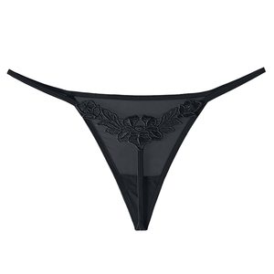 Tangas Y G-Strings para mujer <span class=keywords><strong>encaje</strong></span> Floral bordado Cheeky T-Back bragas ropa interior <span class=keywords><strong>de</strong></span> cintura baja calzoncillos traviesos - Product Image 6