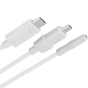 迷你USB 8p公到USB 3.1公 + 1p母电缆