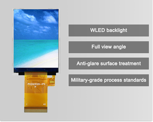 Polcd 2.4 inch <span class=keywords><strong>LCD</strong></span> hiển thị 2.4 "TFT <span class=keywords><strong>LCD</strong></span> 240x320 độ sáng 320 điều khiển IC st7789v giao diện LCM mô-đun - Product Image 2