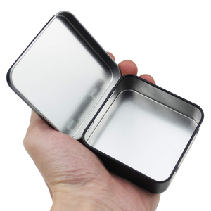 ODM OEM High Quality Custom Tin Box Metal Can Rectangle Hing Flip Cover for Packing <b>Cookies</b> Biscuit Gift Box <b>Tool</b> Tin Can - Product Image 2