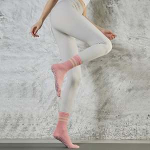 Wholesale Striped Yoga Stockings Five-fingered Socks Pilates Socks Women's Anti-slip Sports Dedicated Split-finger Socks - Product Image 2