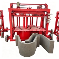 Machine de fabrication de briques en béton à pression hydraulique avancée avec moteur pour grandes usines de matériaux de construction, capacité quotidienne stable