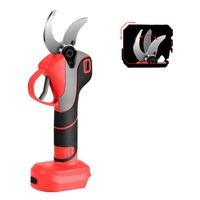 Sécateur électrique rechargeable de 50MM 2 vitesses sans fil sécateur progressif de branche d'arbre alimenté par batterie pour bricolage industriel