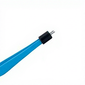 Pinzas Bipolares Adson Reutilizables de Plástico y Reconstrucción, con Encaje Europeo, Puntas de Aleación Plateada con Recubrimiento Azul, Pinzas para Reparación de Nervios - Product Image 4