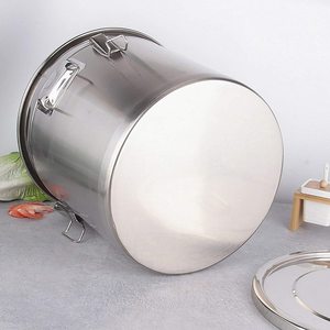 304 Stainless Steel Canister Airtight Food Bucket Storage <strong>Containers</strong> for Rice, Flour, Grain, <strong>Coffee</strong> Bean - Product Image 3
